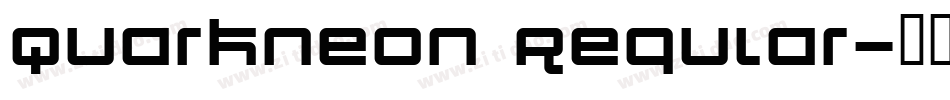 QuarkNeon Regular字体转换